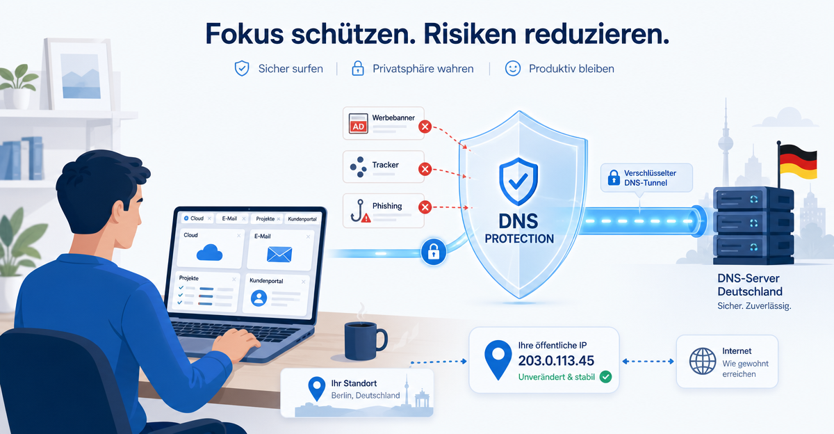 Phishing Schutz Freelancer: Weniger Ablenkung und Risiko im Homeoffice
