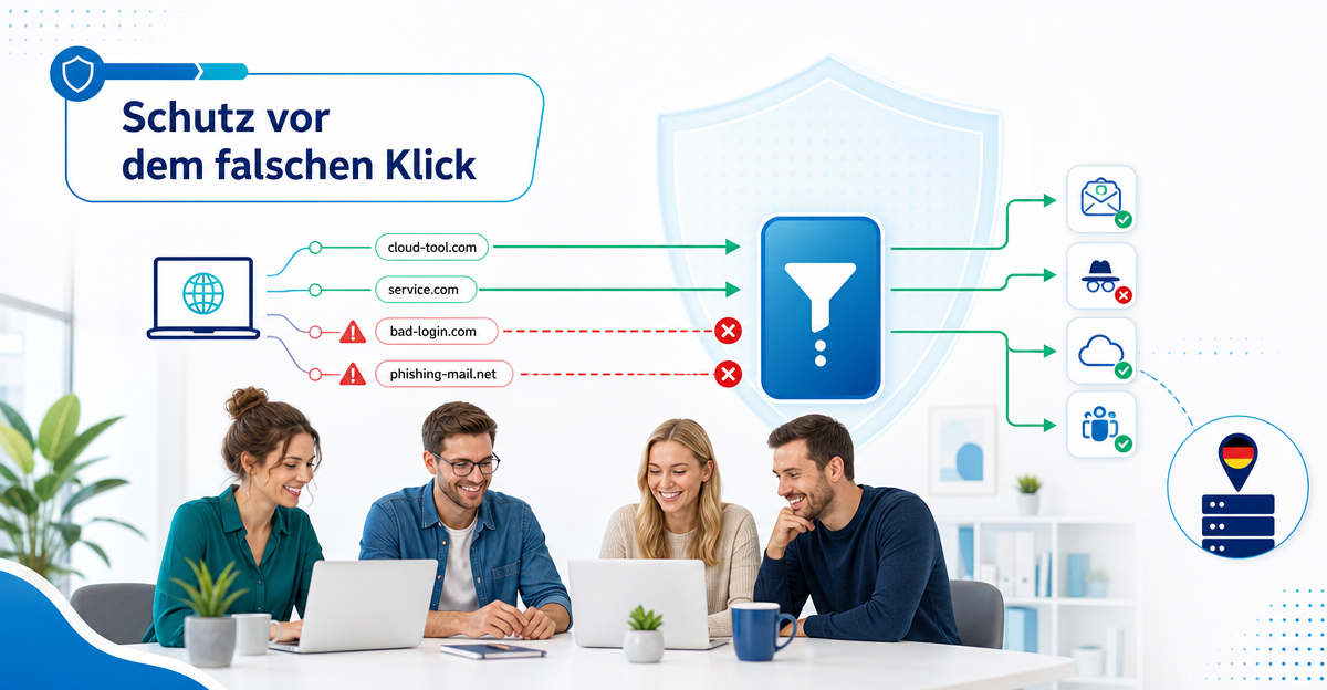 DNS Sicherheit kleine Unternehmen: Warum kleine Teams DNS-Schutz brauchen