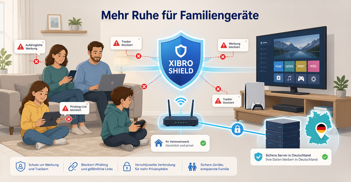 Internetschutz für Familie: Digitale Ruhe zuhause ohne Werbechaos