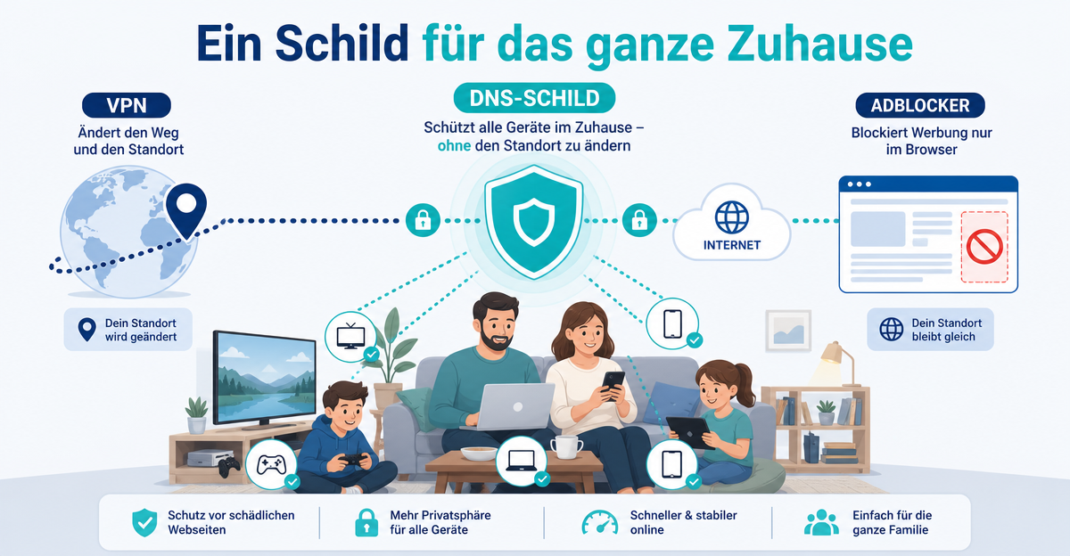 VPN Alternative DNS Schutz: Was passt besser zum Familienalltag?