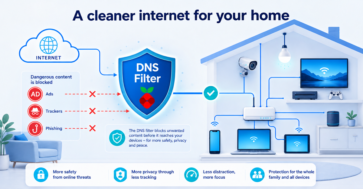 Pi-hole DNS filtering without a DIY project: how DNS block lists take the load off your home