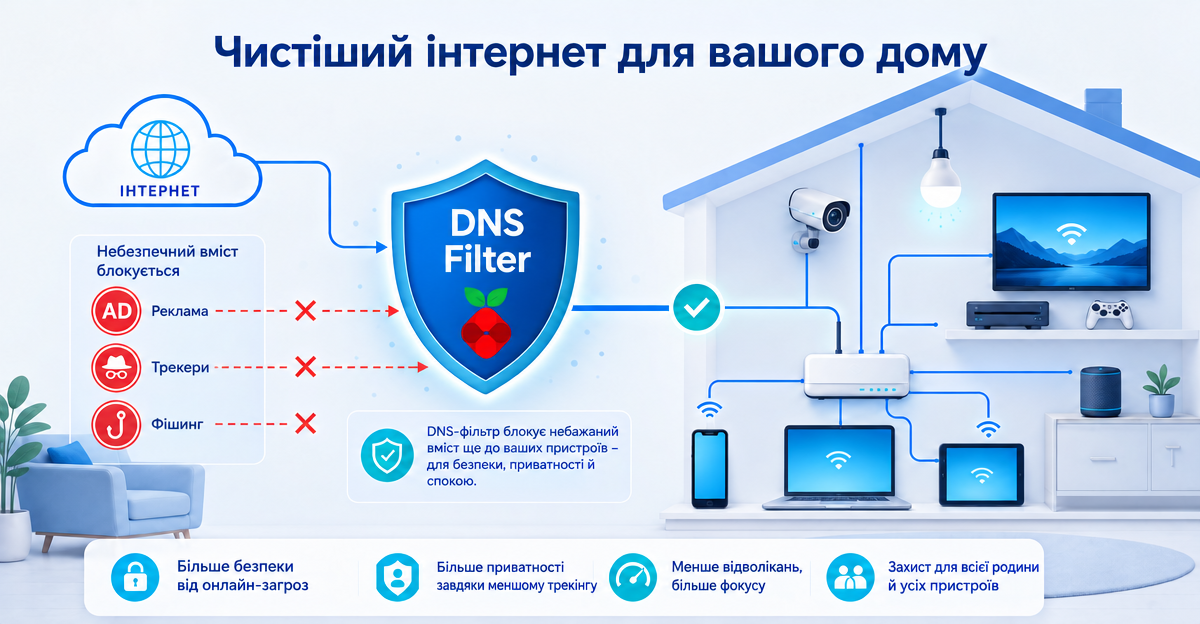 DNS-фільтрація Pi-hole без майстрування: як DNS-списки блокування розвантажують ваш дім