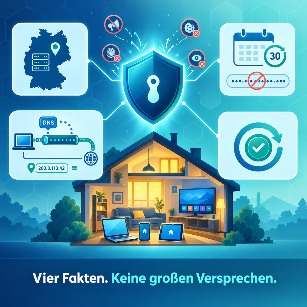 DNS-Schutz mit Server in Deutschland: Vier Merkmale, die du selbst prüfen kannst
