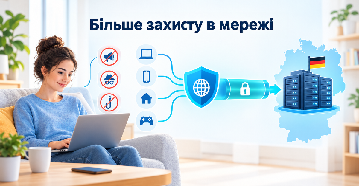DNS-захист із серверами в Німеччині: чотири ознаки, які ви можете перевірити самі