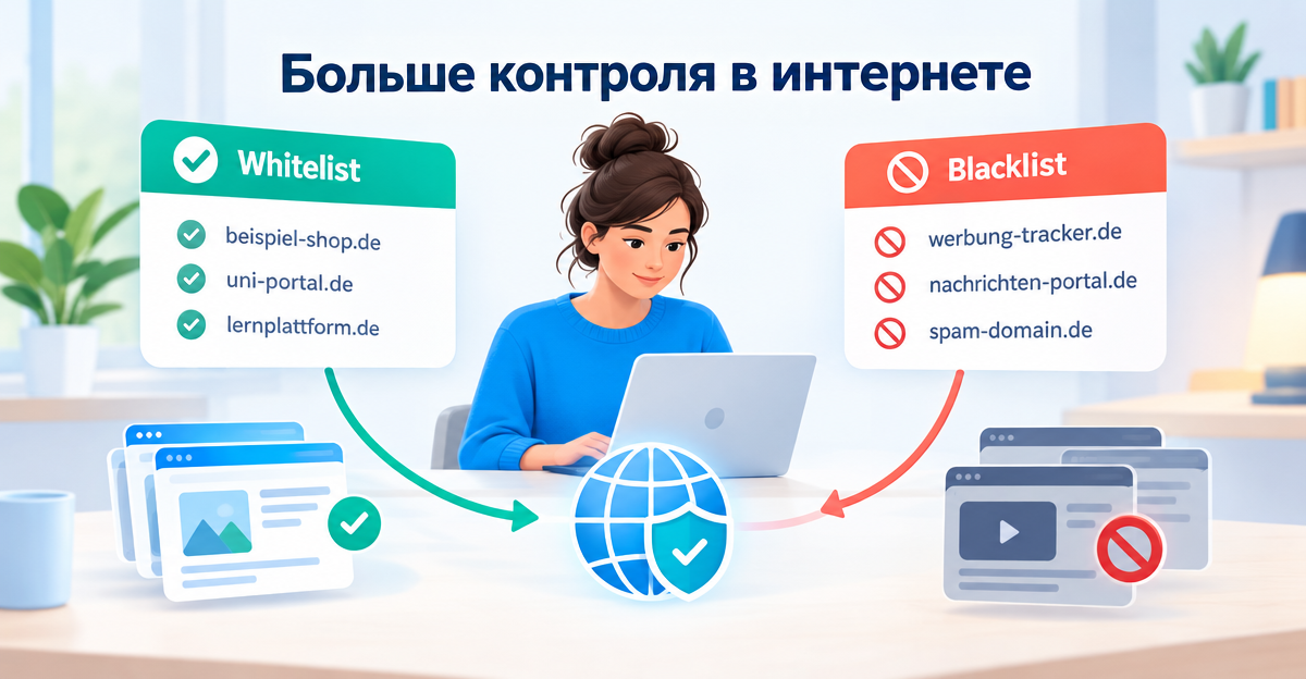 Как настроить DNS Whitelist и Blacklist: точное управление доменами