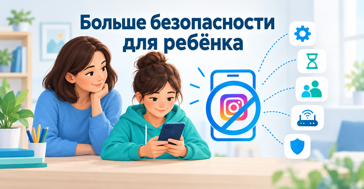 Заблокировать Instagram ребёнку: какие есть способы