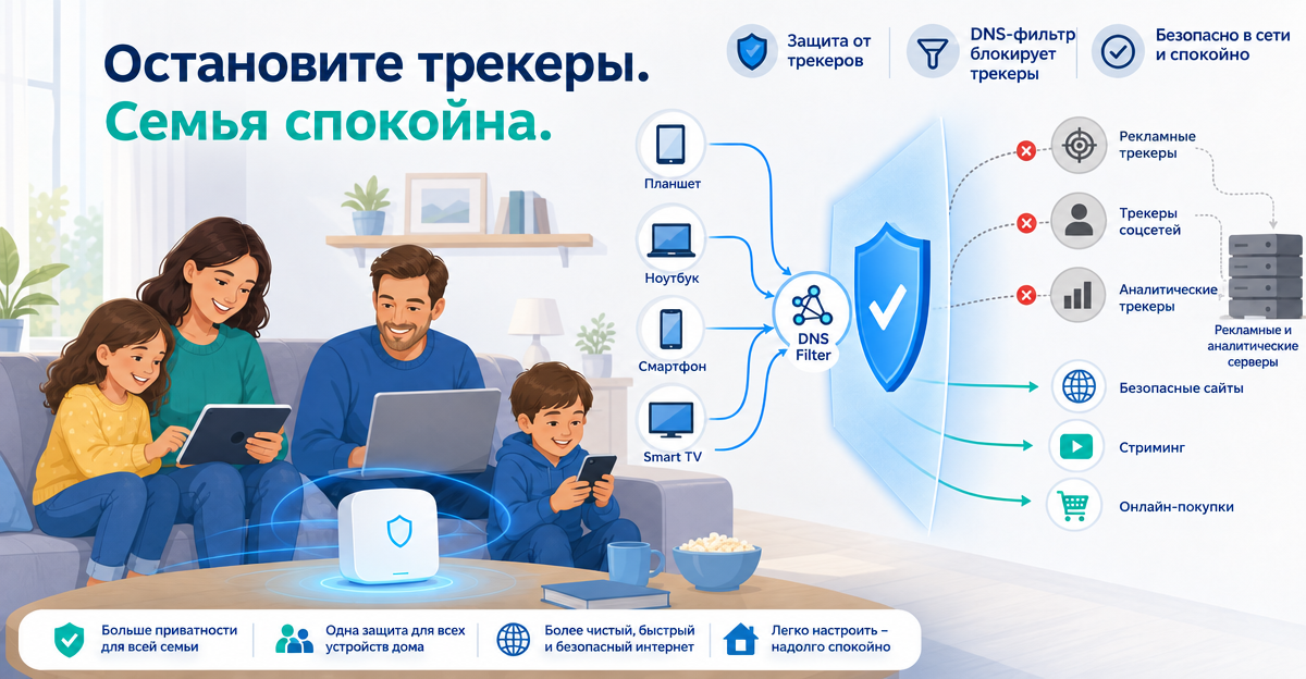 Блокировать трекеры, защищать детей: что родителям стоит знать о невидимых трекерах