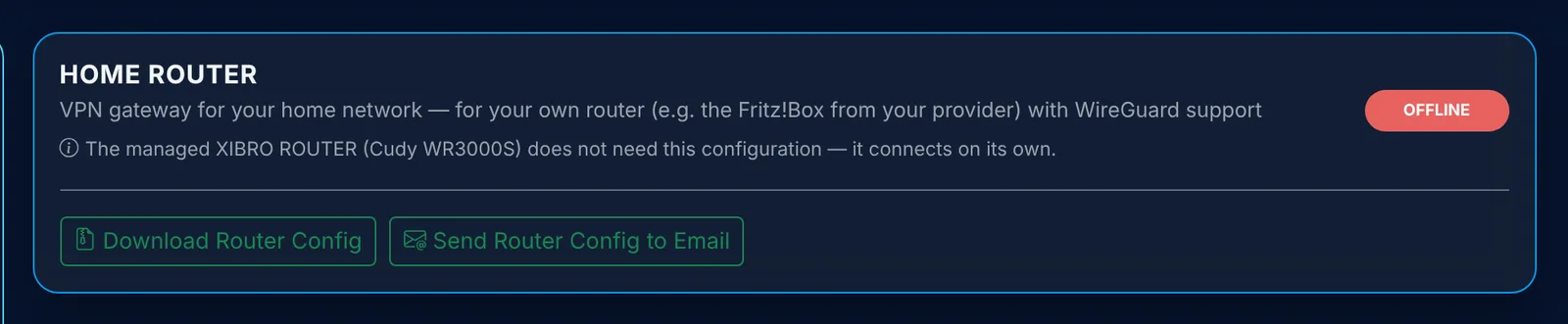 HOME ROUTER: the configuration for your own router